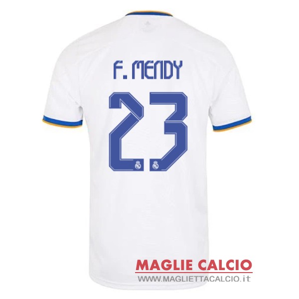 nuova maglietta real madrid 2021-2022 f.mendy 23 prima